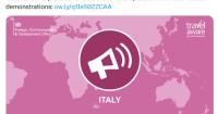Government issues riot warning for Brits travelling to Italy