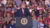 President Trump rallies in South Carolina for Sen. Darline Graham, prompting protesters and punches