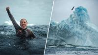 Canadian makes history as first woman to dive off an iceberg: ‘Scariest thing I've ever done'