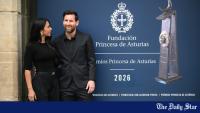 Messi back in Spain to receive prestigious Princess of Asturias Award