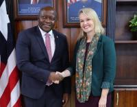 Minister Ngafuan, U.S. Diplomat Discuss Investment As Poverty Persists