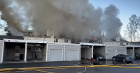 Large fire engulfs Anchorage apartment complex near West 34th Avenue Thursday