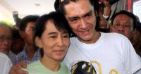 Myanmar's Suu Kyi speaks to son for first time in years