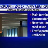 Spokane airport travelers should expect delays at terminal curb