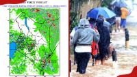 Kenya Met lists 31 counties to receive rain in next 24 hours, warns of strong winds in 2 counties