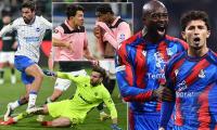 Jean-Philippe Mateta gives Crystal Palace hope, Sunderland squander lead against the Europa League's WORST team - and free-scoring Brighton misfire in drab draw with Czech minnows
