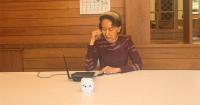 Myanmar's Aung San Suu Kyi speaks to son for first time in over 5 years
