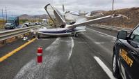 Plane crashes on I-80 near Patrick, no injuries reported