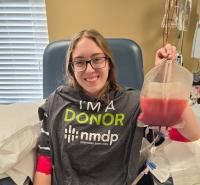 From a swab to a save: Cadence Cordova’s blood stem cell journey