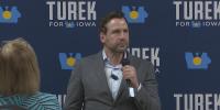 Health care, housing, wages: Josh Turek outlines campaign goals at Davenport rally