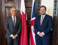UK Minister Of State For Middle East Meets Qatar's Ambassador