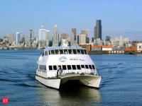King County’s water taxis faced low fare cost recovery in 2023; two routes connect Vashon Island and West Seattle to downtown Seattle