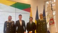 Ambassador de Maigret Meets with the Lithuanian Minister of the Interior