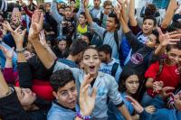 Tunisian police attack protesters with tear gas