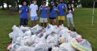 It's a spooky clean-up day at historic Virginia Key Beach Park