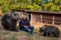 Unlikely besties? A Bosnian man rescued an abandoned bear cub. Now they’re inseparable