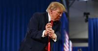 Health fears explode as Trump glitches and makes strange noises during Iowa rally