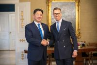 Finland, Mongolia vow to boost bilateral ties, trade
