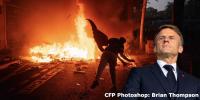 France Burns While Macron Dances (Twitches) The Night Away