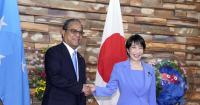 Japan, Micronesia agree to cooperate closely ahead of Pacific summit