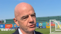 Infantino tells BBC Sport he is backed by 'vast majority' of world football