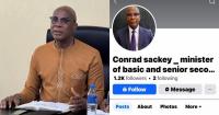 Education Minister Sackey Warns Public Against Fake Facebook Account