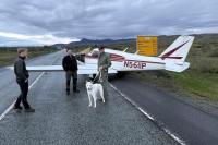 Emergency landing on highway caused by engine failure