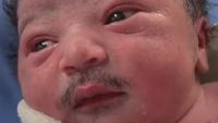 This Baby Was Apparently Born With a Full Mustache, and the Internet Is Losing Its Collective Mind