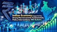 Indian Economy Supported by Strong Macroeconomic Fundamentals, Policy Interventions: RBI Bulletin