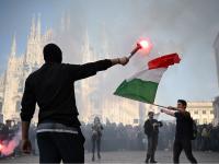 Thousands protest in Italy with 9 arrested and 371 detained