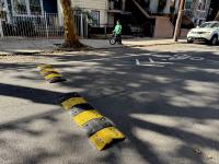 Brooklyn man installs his own speed bumps on street to keep local kids safe