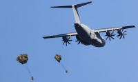 British and French paratroopers take part in major wargame in Germany 