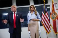 President Trump, first lady vote early in person in Florida