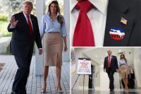 President Trump and first lady Melania Trump vote early in West Palm Beach