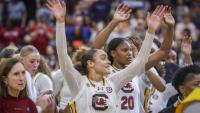 'This Is a Little Weird': South Carolina Star Reflects on Sharing the Floor With Chloe Kitts and Ashlyn Watkins Reunite With Team