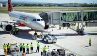 Wheels up for Australia’s newest major airport as first flight takes off