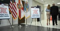 Trump and Melania vote early in Palm Beach, ten days before the midterm elections