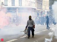 Europe unrest: Protests over living costs, education &amp; political failures rock France, Italy, Albania &amp; Belgium