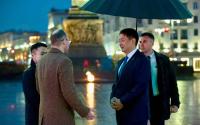 Wreath Laid at Eternal Flame in Honor of Fallen Soldiers