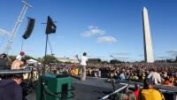 Turnstile Pack Out Washington Monument for Palestine, Sudan, and Lebanon Benefit Show