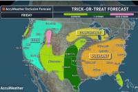 Halloween Weather Map Shows Where Storms Could Threaten Multiple States