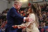 Trump focuses on Nicki Minaj’s ‘beautiful’ rear, AOC and owning Greenland in marathon rally speech
