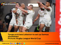 Tonga outclass Lebanon to set up Samoa showdown