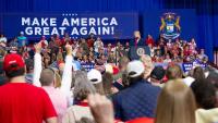 'You must get out and vote': Trump urges support for Republican candidates in Michigan