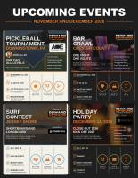 Onward Upward Sports & Events Adds Pickleball, a Bar Crawl, a Surf Contest and a Holiday Party to Its Calendar After 2026 MUSE Silver Win & VISTA Today Recognition Feature
