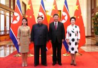 North Korea's Kim meets high-ranking official in China