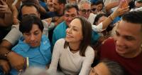 Venezuela’s Machado returns from exile to crowds of cheering supporters