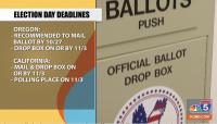 Ballot deadlines for Oregon and California voters