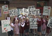 Schoolchildren in fight for crossing amid fears pupils could be hit by cars