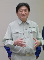 Japan's New Farm Minister Inspects Typhoon Damage in Chiba